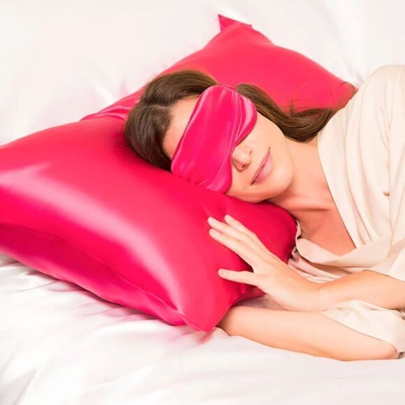 NWT Blissy Sleep Mask - Hibiscus comes in the box - Picture 2 of 6